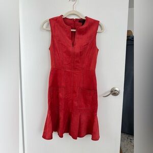 BCBGMaxAzria Vibrant Red Mini Dress